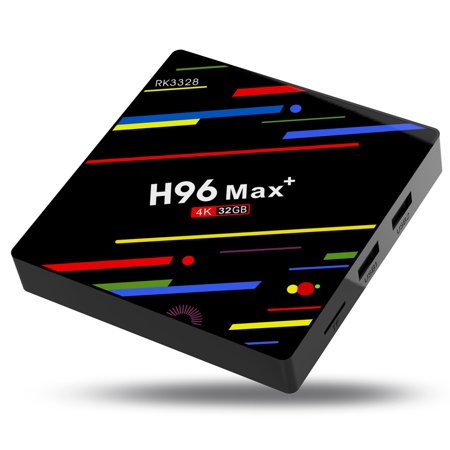 TV Box - H96 Max Plus RK3328 4GB RAM 32GB ROM Android 8.1 USB3.0 TV Box Support HD Netflix 4K (Best Set Top Box For Netflix)