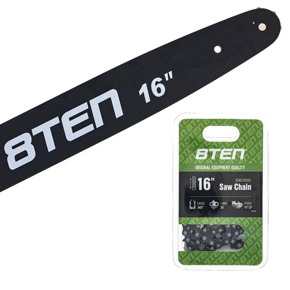8TEN 16" Chainsaw Guide Bar & Chain .050 3/8 55DL for Stihl MK1010229