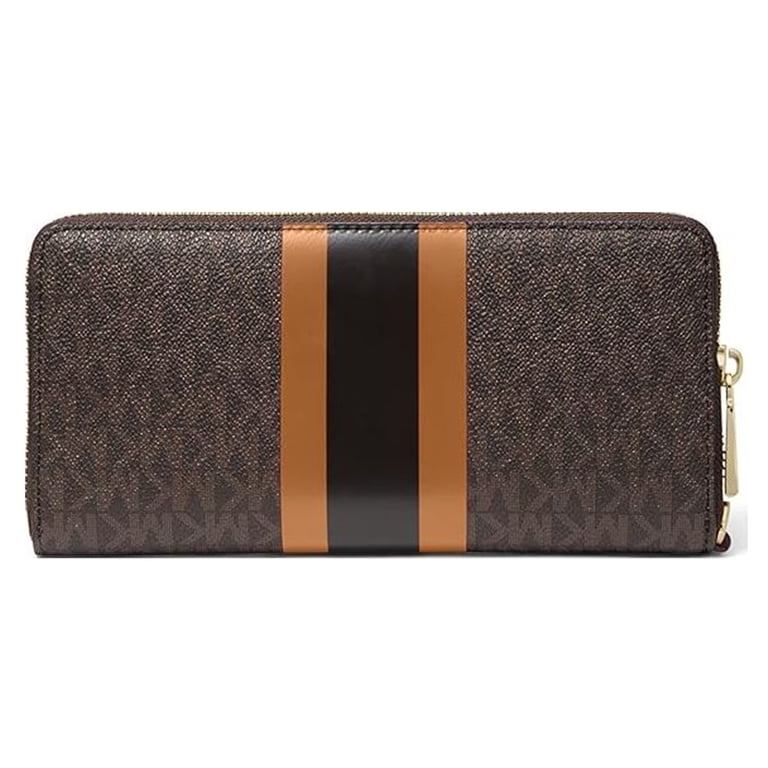 Michael Kors Leather Jet Set Travel Continental Wallet, Brown
