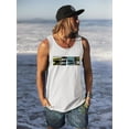 thumbnail image 2 of Pipeline Stylish Surf Graphic - Tank Top Men's, 2 of 4