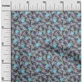 thumbnail image 1 of oneOone Viscose Chiffon Fabric Dot & Flower Floral Fabric Prints by Yard 42 Inch Wide, 1 of 4
