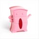 thumbnail image 3 of Caja de Papel Higiénico de Escritorio Personalizada para Sala de Estar con Soporte Elástico, Caja de Almacenamiento de Papel Higiénico de Pared, Color Rosa., 3 of 5