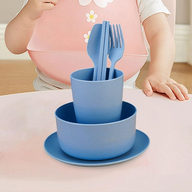 Juego de vajilla reutilizable Gloria platos cuencos palillos