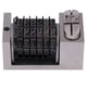 thumbnail image 1 of Máquina numeradora de 6 dígitos, juego de 5 piezas, platina, fuente Roma, modelo de impresión tipográfica, 1 of 12