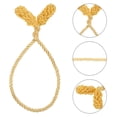thumbnail image 4 of Uxcell Garland Ties, 16 Inches Christmas Decorative Garland Twist Ties for DIY Craft, Light Golden Yellow 6pcs, 4 of 5