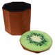 thumbnail image 2 of Organizador de almacenamiento plegable de fruta original, taburete otomano, taburete, asiento, caja de almacenamiento, tamaño pequeño (kiwi), 2 of 6