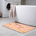 thumbnail image 6 of Image of Pink Texture Bath Rugs 16x24 Inch Non Slip Bath Mat Quick Dry Super Absorbent Thin Bath Rug Fit Under Door Washable Bath Floor Rugs for Bathroom Bathtub Shower Sink,Multi 4, 6 of 6