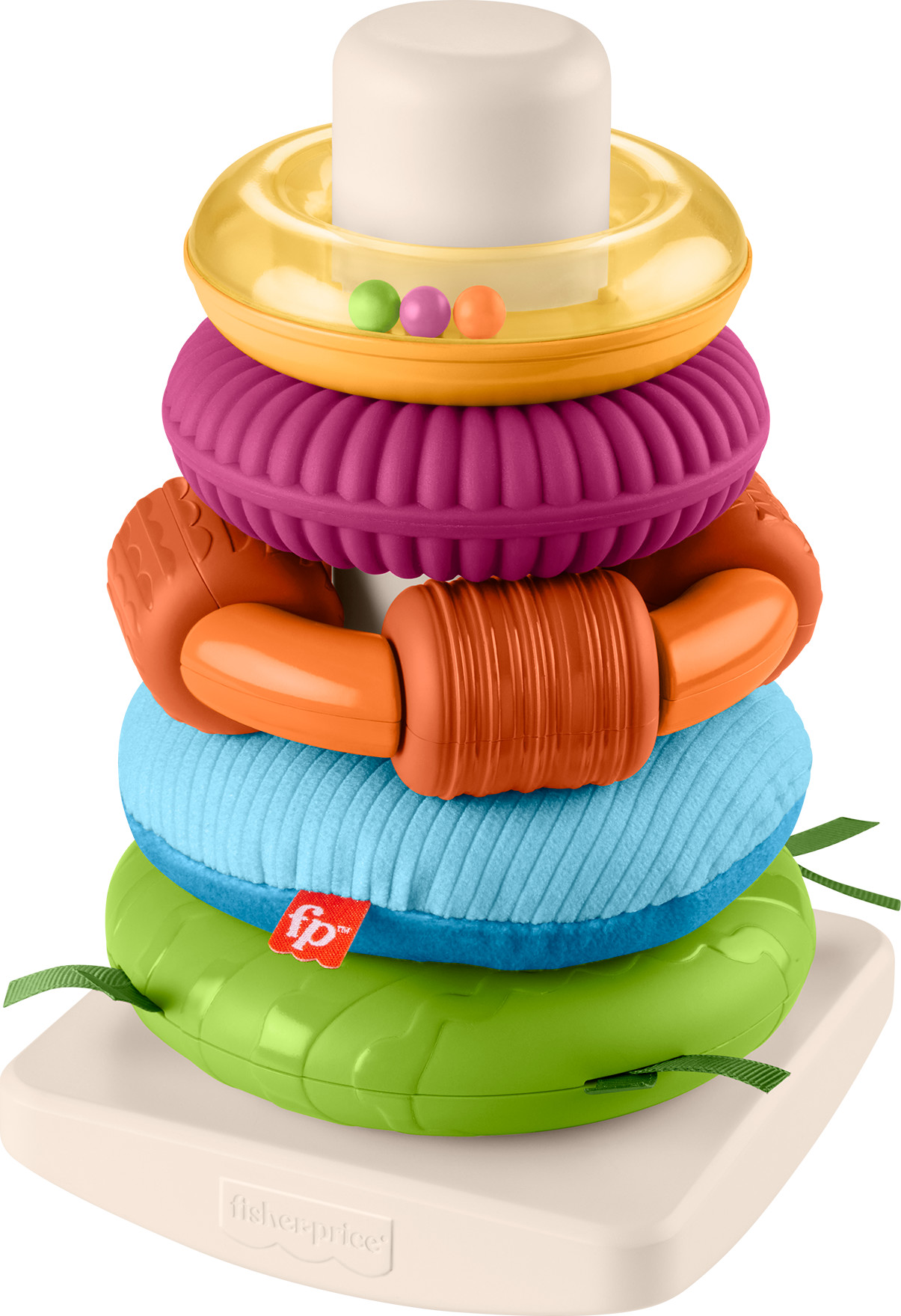 Fisher-Price Sensory Rock-A-Stack Stacking Toy photo 1