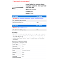 thumbnail image 2 of Center Tie Rod End Adjusting Sleeve - Compatible with 2010 - 2021 Ford F-350 Super Duty 4WD 2011 2012 2013 2014 2015 2016 2017 2018 2019 2020, 2 of 2