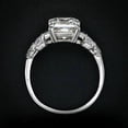 thumbnail image 4 of Lakshya Jewel LLC Asscher Cubic Zirconia Women's Engagement Ring 14K White Gold Finish, 4 of 4