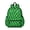 Green and Black, variant on Black and White Checkered Pattern Backpack for School, Cute School Bag with Adjustable Shoulder Straps and Padded Back, 13.4"x11"x4.7"