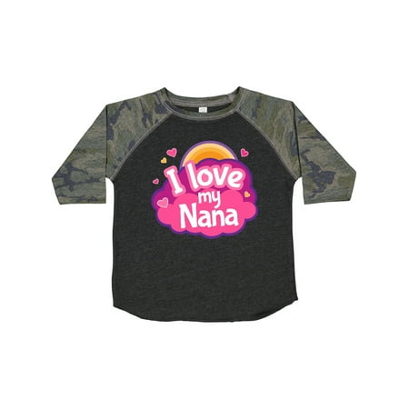 

Inktastic I Love My Nana Grandchild Gift Toddler Toddler Girl T-Shirt