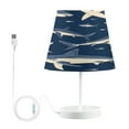 thumbnail image 2 of Sharks and Fish Swimming Desk Lamp LED Table Nightstand Lamps with 3 Color Temperatures for Home Bedroom Living Room Decor 6x11, 2 of 8
