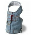 thumbnail image 1 of Doggles HAVJXX04 XXS Harness Jean Jacket - Blue, 1 of 3