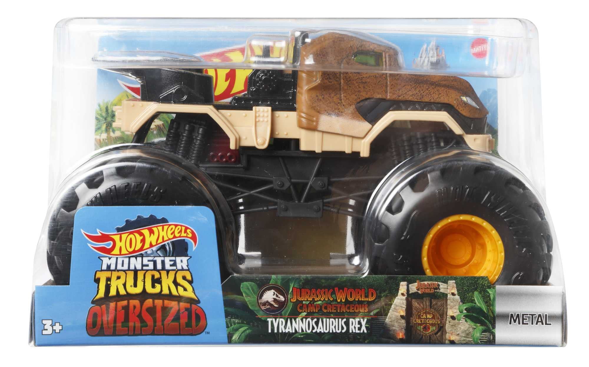 Hot Wheels Monster Trucks Jurassic World T-Rex 1:24 Scale Vehicle