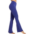 thumbnail image 3 of Flare Yoga Pants, Crossover Yoga Pants with Tummy Control, High-Waisted and Wide Leg, 3 of 7