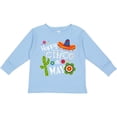 thumbnail image 3 of Inktastic Happy Cinco De Mayo- Sombrero, Cactus, Flowers Boys or Girls Long Sleeve Toddler T-Shirt, 3 of 5