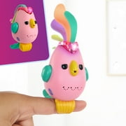 Fingerlings Sweet Tweets Bird: Debbie, Record & Play Secret Messages, 40+ Sounds & Reactions, Pink
