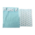 thumbnail image 4 of 1:12 Ropa de cama en miniatura para casa de muñecas Juego de ropa de cama para casa de muñecas con sábana, edredón y azul, 4 of 6