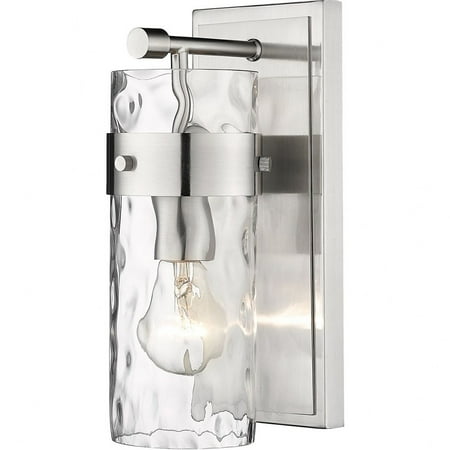 

1 Light Vanity Light Fixture in Transitional Style-11.25 inches Tall and 4.75 inches Wide-Brushed Nickel Finish Bailey Street Home 372-Bel-4619980