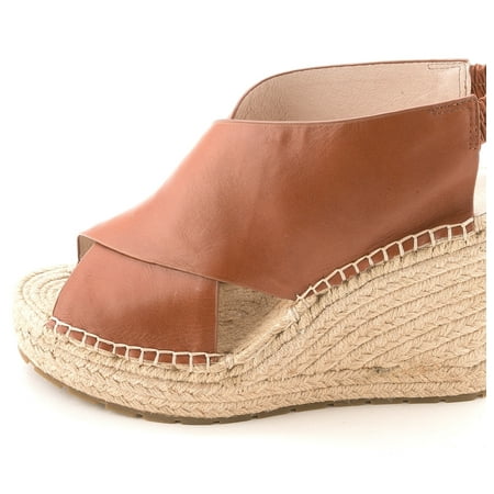 Kenneth Cole Women's Ona Leather Espadrille Wedge Sandal
