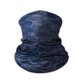 thumbnail image 2 of JoveMarine Summer UV Face Mask Sun Protection - Fishing Neck Gaiter Camouflage Breathable Dustproof for Biking Running Camping Lightweight Bandana Men Face Protection,Navy, 2 of 6