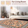 thumbnail image 2 of ODIKA 5' x 7' Machine Washable Non-Slip Area Rug, Middle Eastern Medallion High Traffic Rug, Beige, 344589, 2 of 7