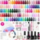 thumbnail image 1 of Kit de esmaltes de uñas en gel Beetles UV Light, 85 unidades con 55 colores, 1 of 6