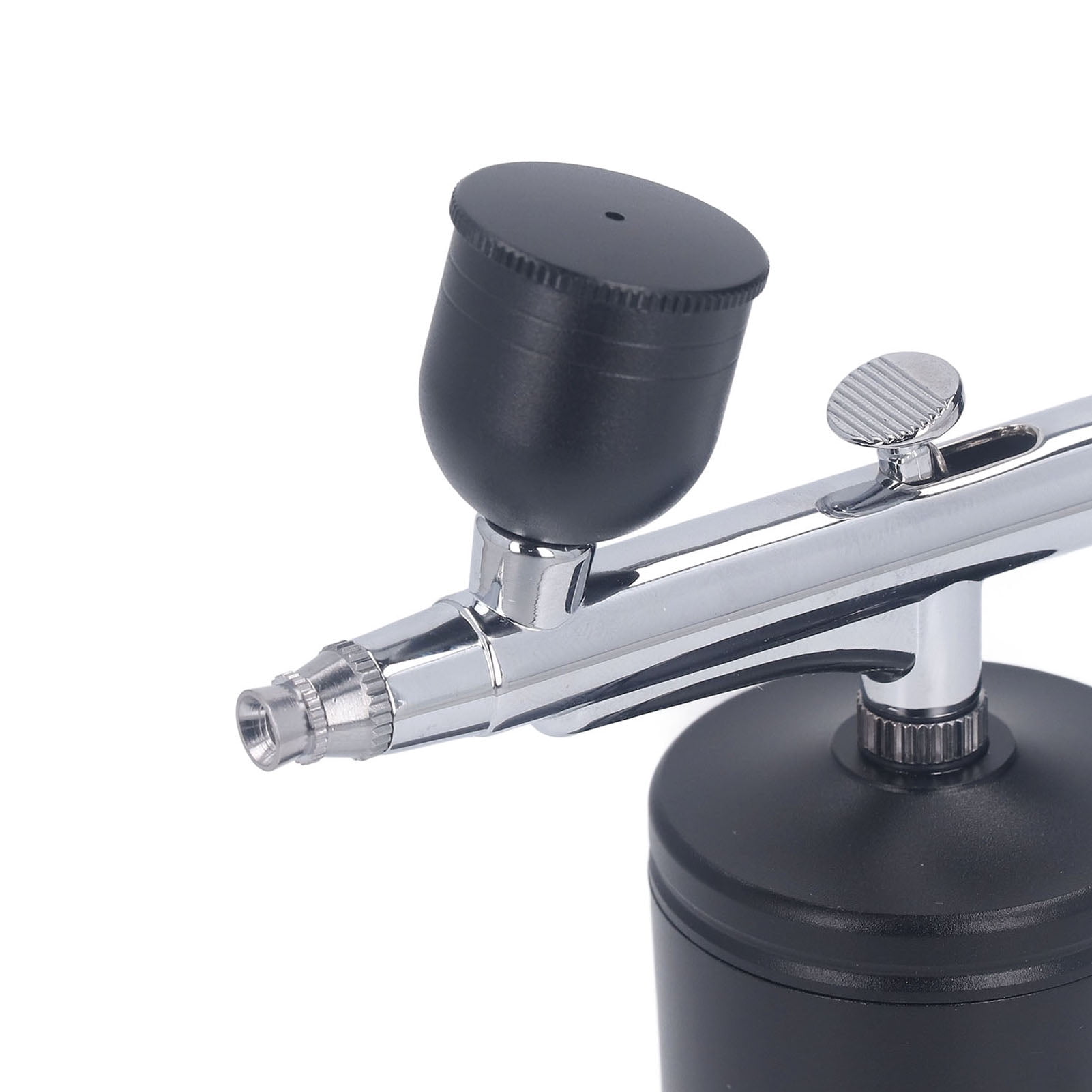 BIMZUC Cordless Airbrush Kit with Compressor, High Pressure 27 PSI Handheld Rechargeable Air Brush Set for Cake Decorating, Nail Art, Model Painting and Makeup (Black / 7.87 inches / 20 cm)