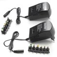 thumbnail image 1 of Multi Voltage Power Adapter 2500mA 3v 4.5v 6v 9v 12v DC Power Supply, 1 of 1