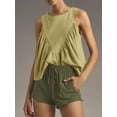 thumbnail image 3 of Womens Peplum Babydoll Tank Tops Summer Sleeveless Loose T Shirts Casual Shirred Flowy Tops, 3 of 6