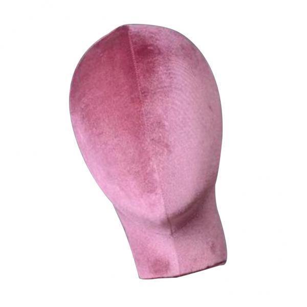 2x Modelo de Maniquí con Cabeza de Corcho Zulema Cubierta de Peluca Sombrero Soporte de Exhibición Cabeza de maniquí de espuma