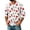 Khaki, variant on Christmas Shirts for men 3/4 Length Sleeve mens Tops henley button down Vacation Xmas Tee Winter Holiday Family Matching Tops