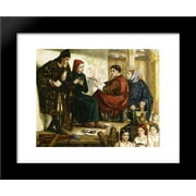 Giotto Painting the Portrait of Dante 20x24 Framed Art Print by Dante Gabriel Rossetti