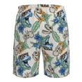 thumbnail image 6 of Naloa Dinosaurs And Leaves Men's Beach Shorts, Surfing shorts, Swim trunks, Quick Dry Swim Trunks for Surfing Beach Fun - X-Large, 6 of 9