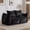Black, variant on VJIAIEO Giant Bean Bag Couch for Adults, Ultra Soft Fluffy Loveseat Bean Bag Sofa, Oversized Chase Lounge Chair Indoor for Living Room Bedroom, No Assembly Required Cozy Reading Chair with Pillows