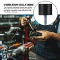 thumbnail image 3 of FONDOTIN 4Pcs Cylindrical Vibration Isolator Shock Absorber Black Natural Rubber for All Machines Buffering Protection, 3 of 8