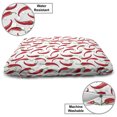 thumbnail image 3 of Peppers Pet Bed, Hot Spicy Vegetable Composition Cartoon Digital Drawing Culinary Elements, Resistant Pad for Dogs and Cats Cushion with Removable Cover, 24" x 39", Vermilion and Green, by Ambesonne, 3 of 4