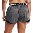 thumbnail image 3 of Under Armour Women's Play Up 3.0 3\&q; Shorts (Black, 1X), 3 of 3