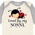 thumbnail image 4 of Inktastic Loved by My Nonna Grandchild Boys or Girls Long Sleeve Baby Bodysuit, 4 of 5