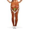 thumbnail image 2 of Softball Playing Field Print Leggings, Sports Sexy Yoga Leggings For Women., 2 of 5