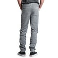thumbnail image 2 of Victorious Men's Scrunch Stacked Biker Twill Jogger Pants JG882 - Textured Gray - Large, 2 of 6