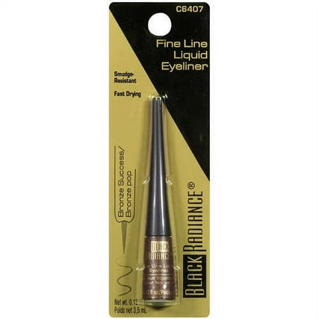 Markwins Beauty Products Black Radiance Liquid Eyeliner, 0.12 oz