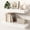 White, variant on Floating Shelves for Wall, 24 Inch Wall Mounted Shelf with Invisible Brackets, Heavy Duty Wooden Wall Shelf for Kitchen, Bathroom, Living Room, Bedroom, Black, Set of 2