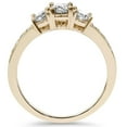 thumbnail image 4 of Pompeii 1ct 3 Stone Diamond Engagement Ring 14K Yellow Gold (J,I2-I3), 4 of 5