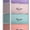 Pastel, variant on Nightstand with 3 Drawers - Bedside Furniture & Accent End Table Chest for Home, Bedroom Accessories, Office, College Dorm, Steel Frame, Wood Top, Pastel Fabric Bins (Pink)