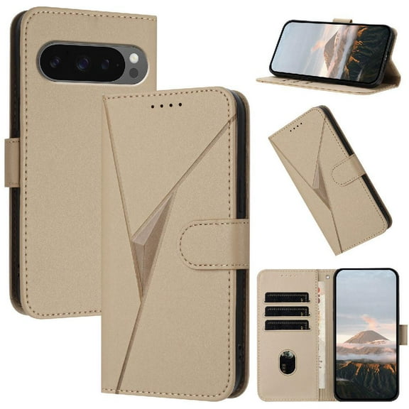 Flip Case For Google Pixel 10 Pro 5G With Kickstand Function Premium PU Leather Flip Protective Mobile Phone Anti-fall With Card Slots