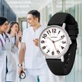 thumbnail image 2 of Bomieux Watch for Women Nurse Watch for Doctors Luminous Easy Read Dial,12/24 Hours with Second Hand,Silicone Band,Waterproof Watch Gifts for Women, 2 of 8