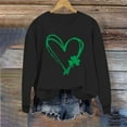 thumbnail image 6 of St Patricks Day Sweatshirt for Women Irish Shamrock Pullover Shirts Tops Long Sleeve Crewneck Saint Patty's Shirt, 6 of 6