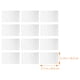 thumbnail image 2 of 12 PCS Banderas en blanco Jardín DIY Haciendo decoraciones de bandera Patio exterior Banderas en blanco, 2 of 5